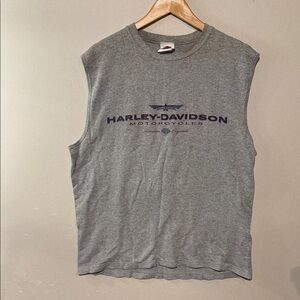 Harley-Davidson Gray Muscle Tee Hacienda Scottsdale AZ